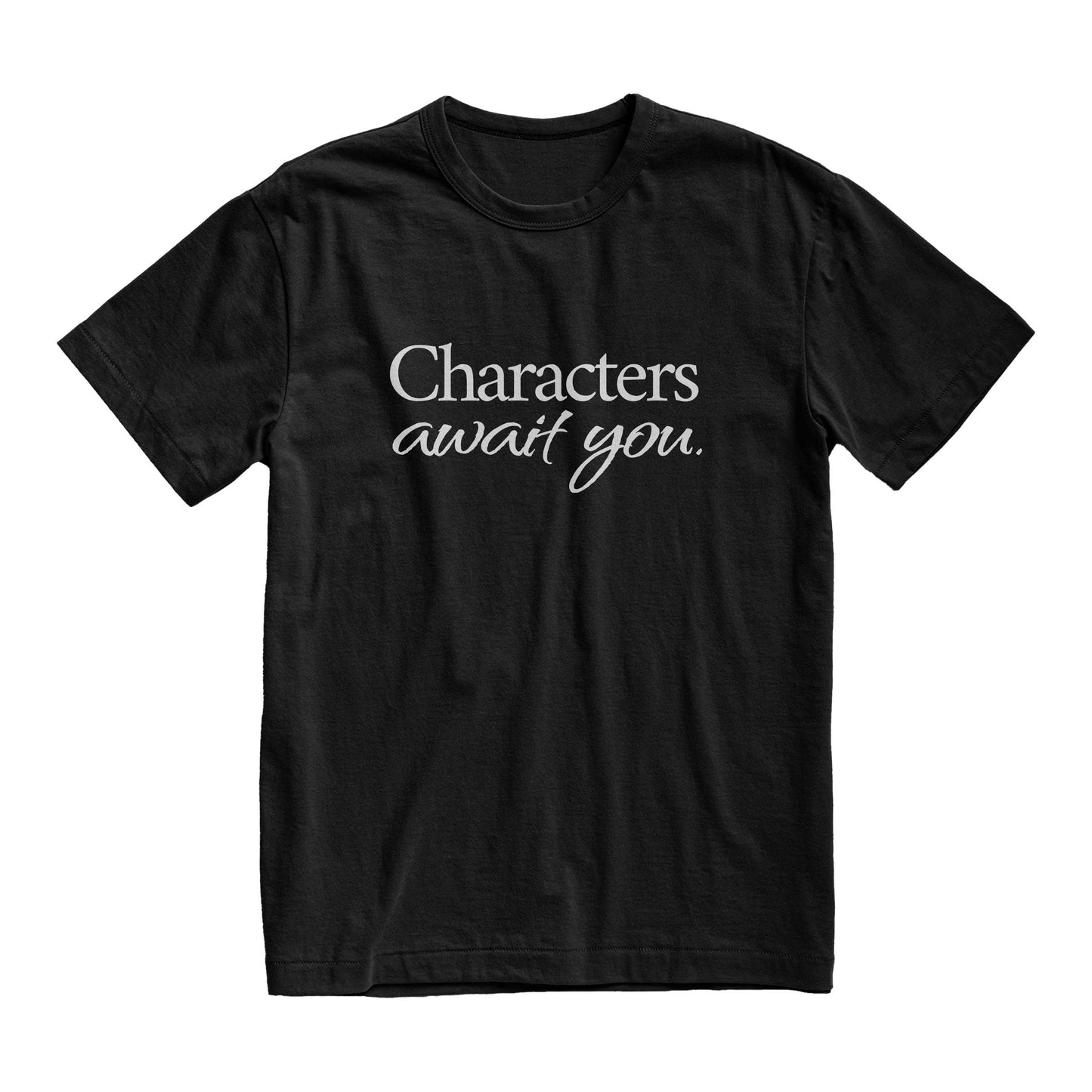 Characters Await Cosplayer Unisex Tee