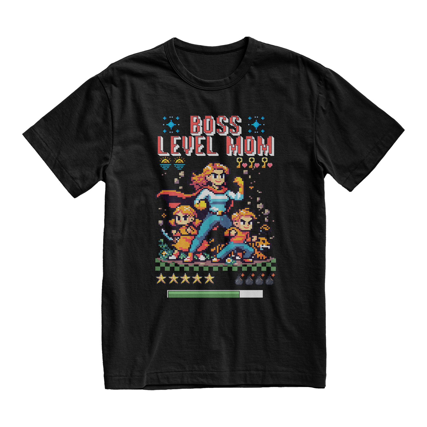 Boss Level Mom gamer t-shirt