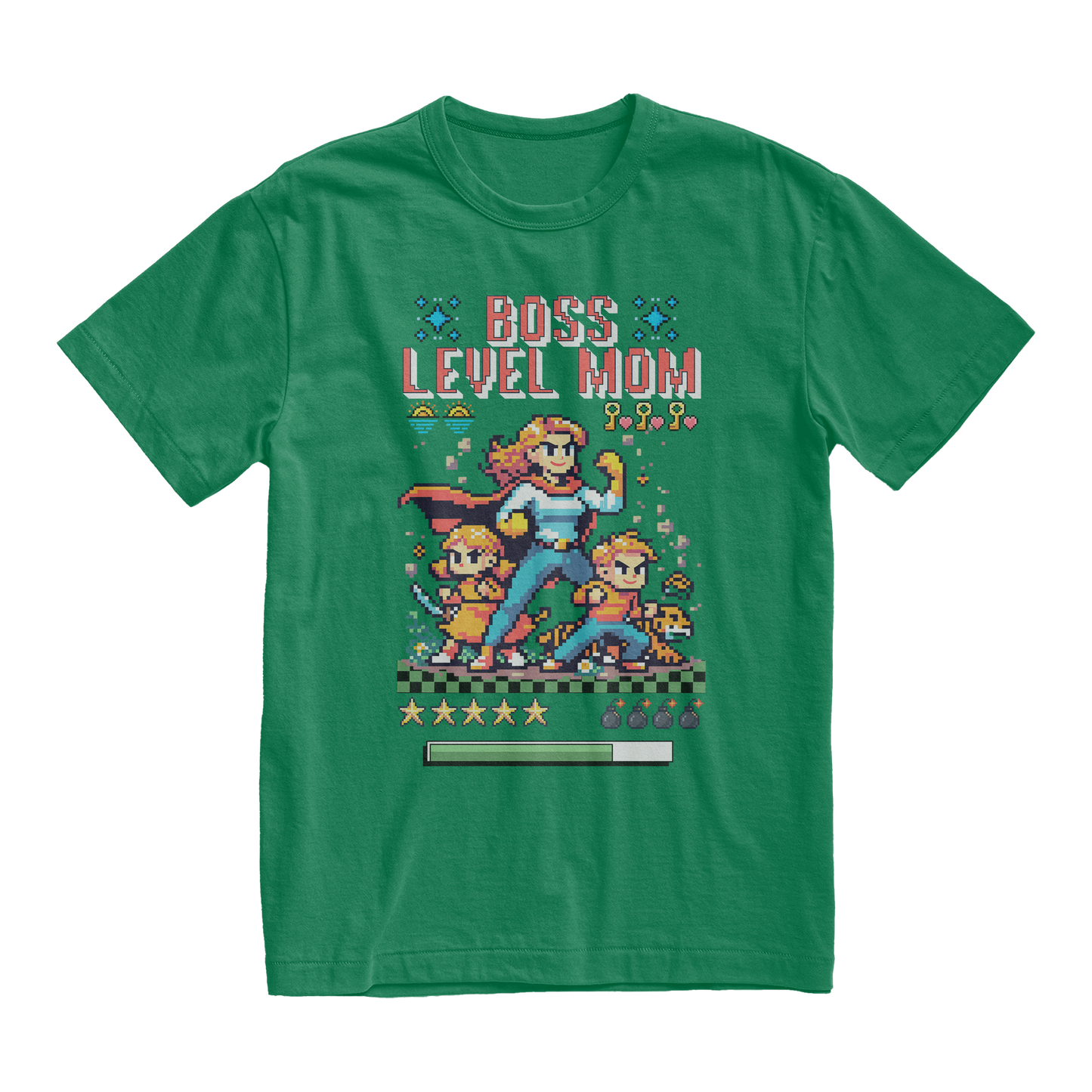 Boss Level Mom gamer t-shirt