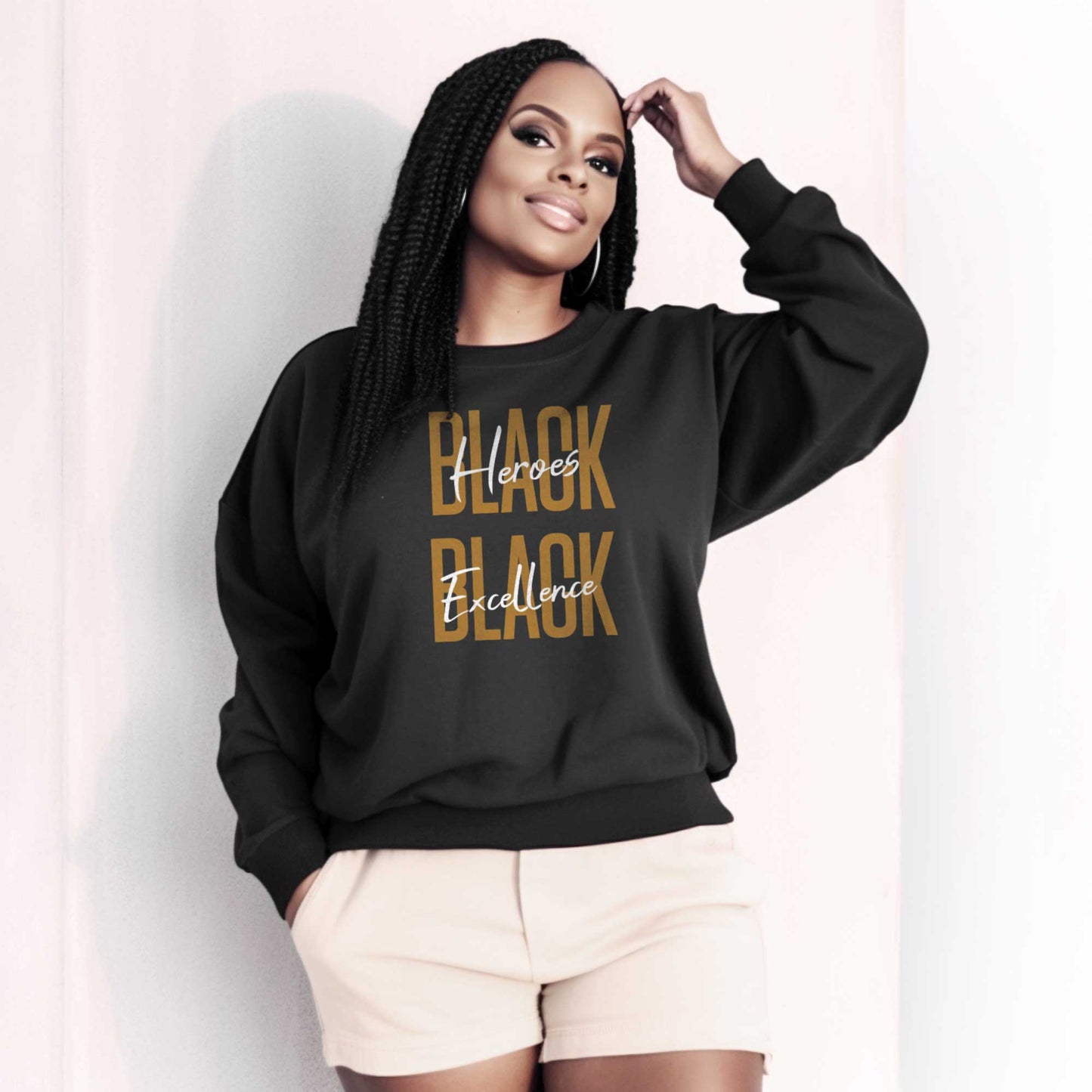 Black Heroes Black Excellence Cosplayer Sweatshirt