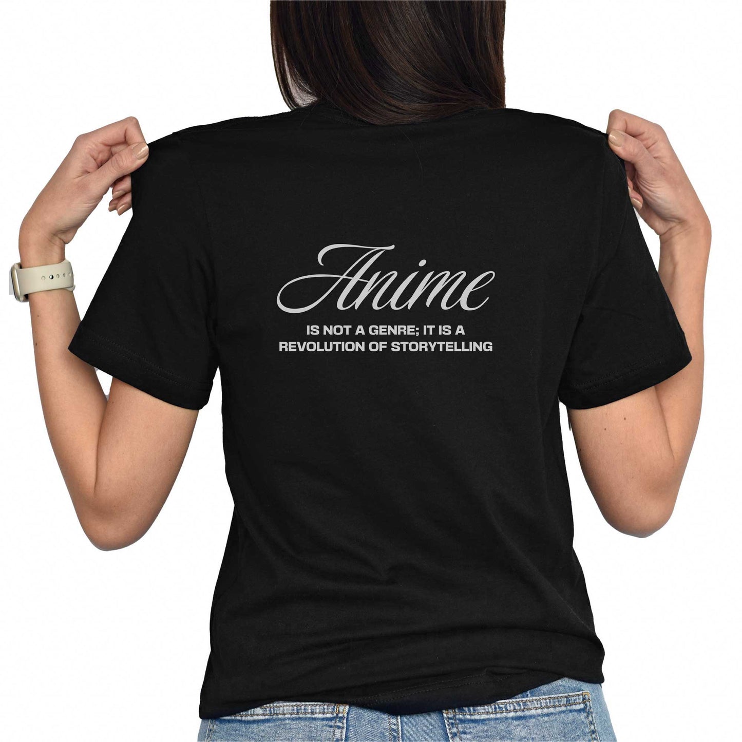 Anime revolution unisex Tee (front and back print)