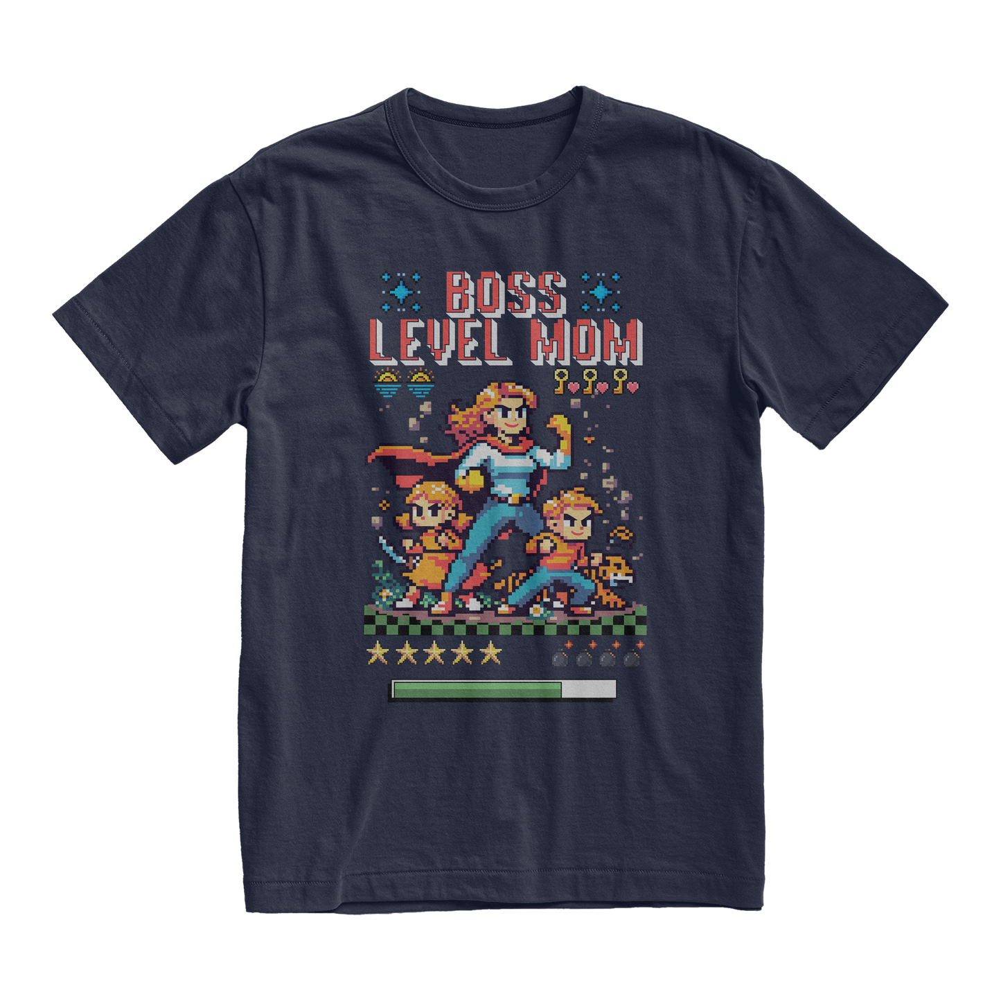 Boss Level Mom gamer t-shirt