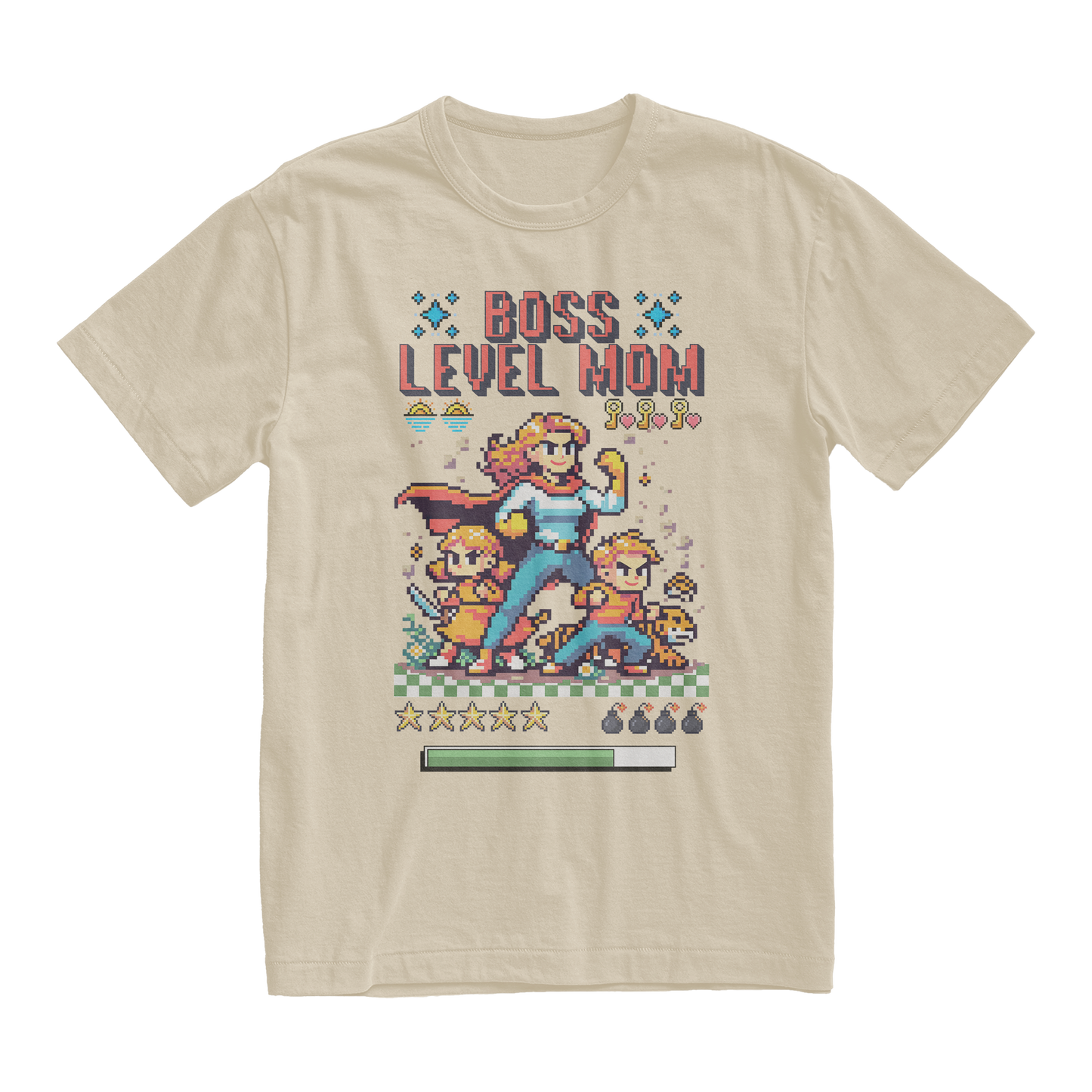 Boss Level Mom gamer t-shirt