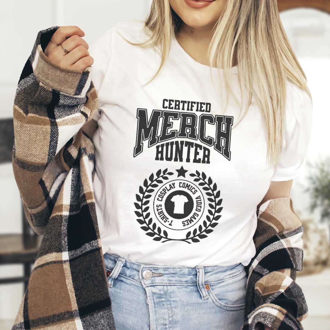 Merch hunter unisex tee Perfect Gift for Comic Con and Cosplay enthusiasts