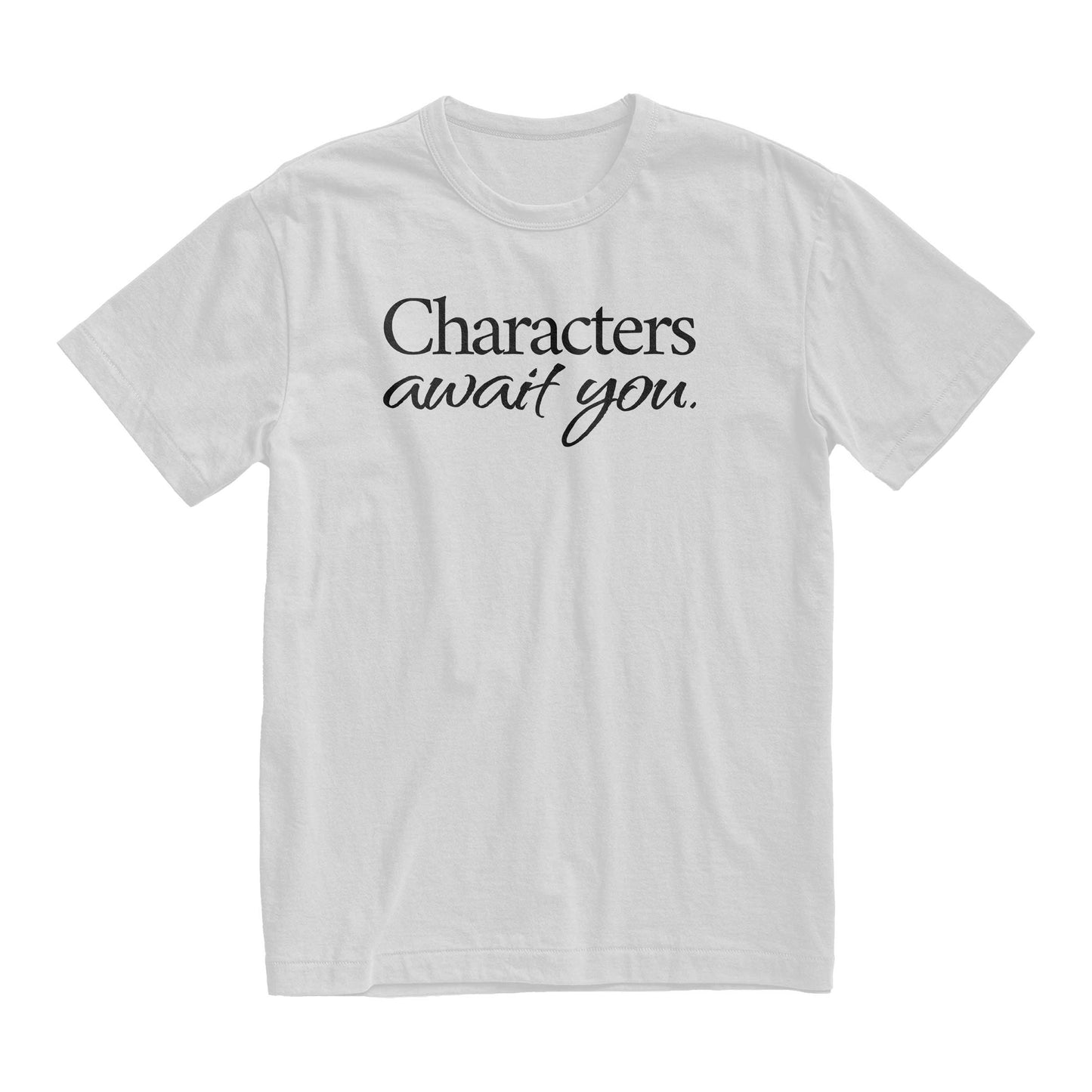 Characters Await Cosplayer Unisex Tee