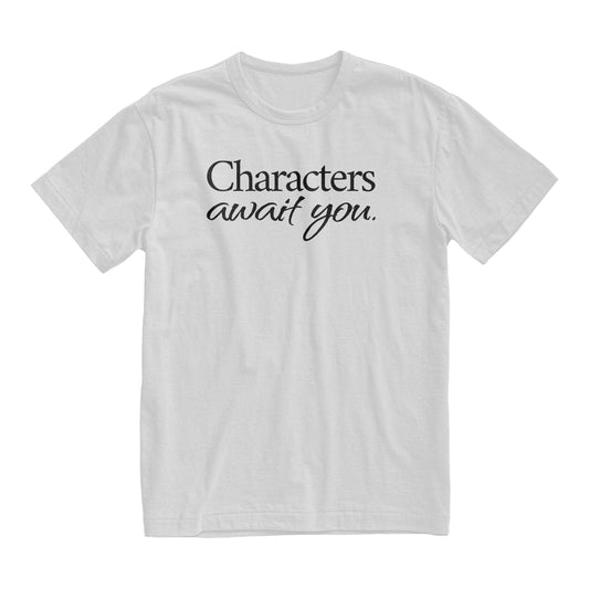 Characters Await Cosplayer Unisex Tee