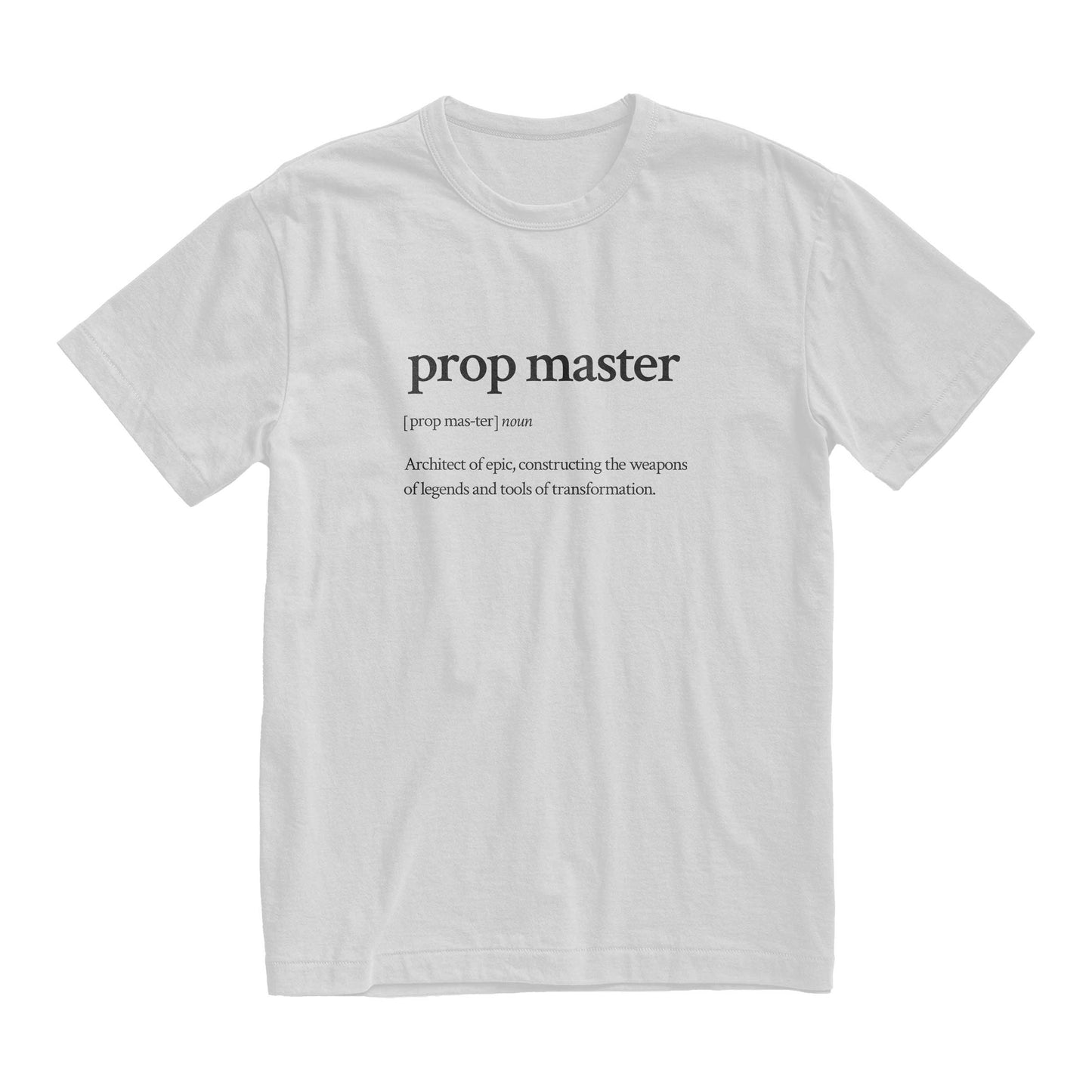 Cosplayer Prop Master unisex T-shirt