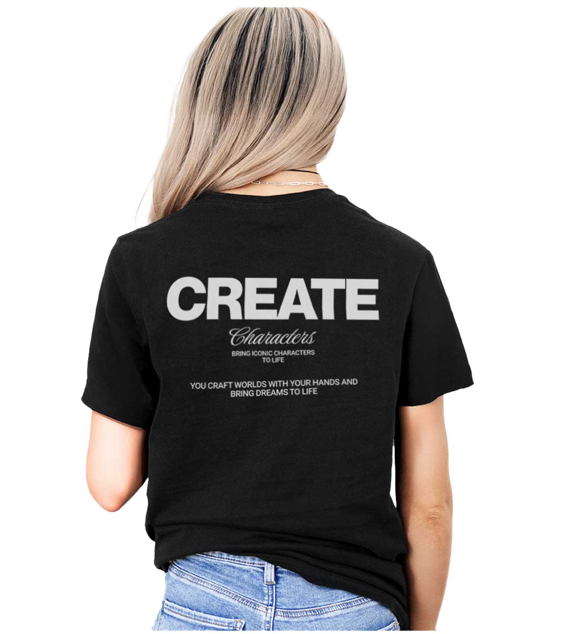 Cosplay Creative inspiration Unisex t-shirt (Back Print only)